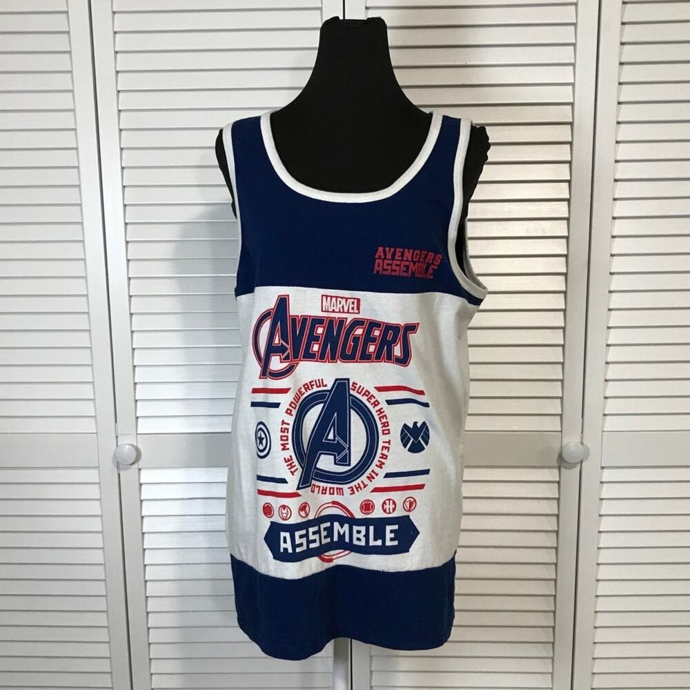 Marvel Avengers Retro Assemble Breathable Athletic Tank Top Men M
